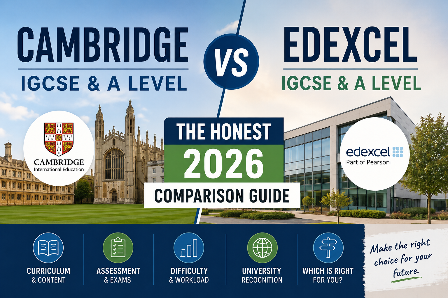 Cambridge vs Edexcel IGCSE & A Level: The Honest 2026 Comparison Guide