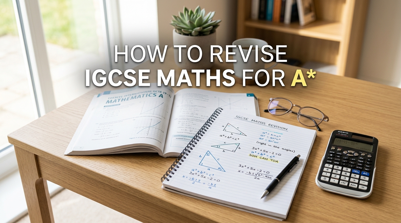 How to Revise IGCSE Maths for A*: Step-by-Step System Backed by Examiner Data