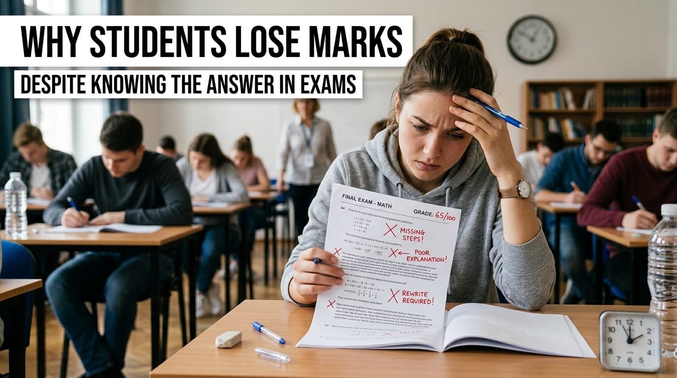 Why Students Lose Marks Despite Knowing the Answer in Exams