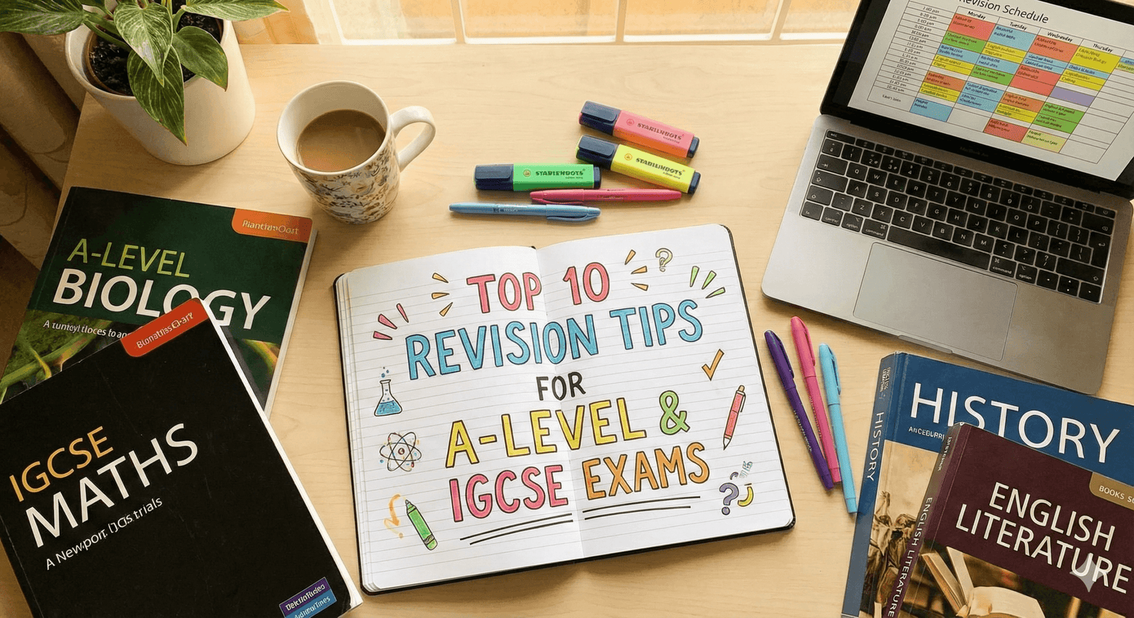 Top 10 Revision Tips for A-Level & IGCSE Exams