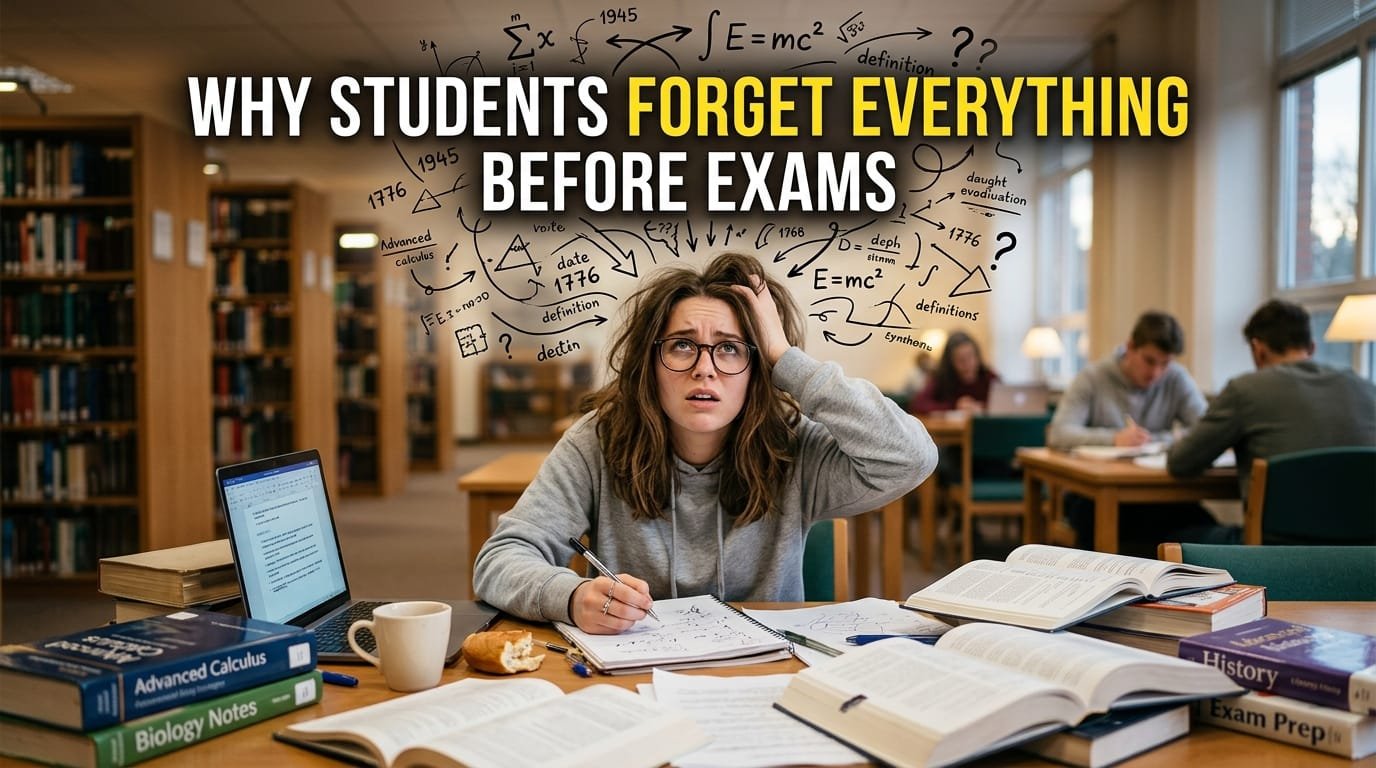 Why I Forget Everything Before Exams (And How to Fix It)