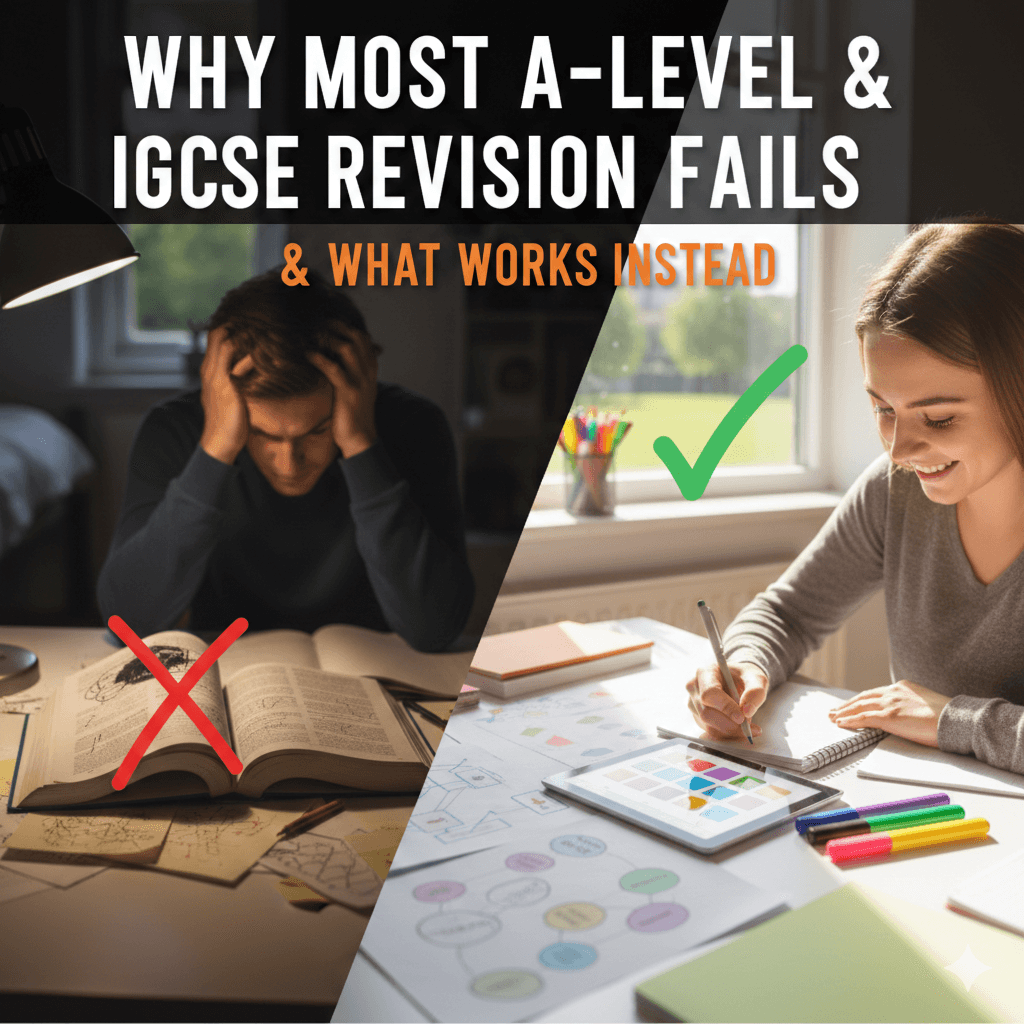 Why Most A-Level & IGCSE Revision Fails (And What Works Instead)